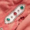 Embellished Suede-Trimmed Distressed Cotton-Jersey Hoodie - CU Embellished Suede-Trimmed Distressed Cotton-Jersey Hoodie - CU