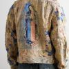 Boro Distressed Patchwork Cotton and Linen-Blend Zip-Up Jacket - BK Boro Distressed Patchwork Cotton and Linen-Blend Zip-Up Jacket - BK
