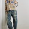 Boro Distressed Patchwork Cotton and Linen-Blend Zip-Up Jacket - OU Boro Distressed Patchwork Cotton and Linen-Blend Zip-Up Jacket - OU