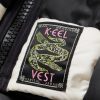 Cropped Reversible Quilted Padded Shell Gilet - E1 Cropped Reversible Quilted Padded Shell Gilet - E1