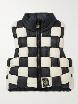Cropped Reversible Quilted Padded Shell Gilet