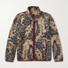 Damask Printed Fleece Jacket