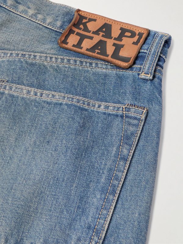 Monkey CISCO Speakeasy Slim-Fit Distressed Denim Jeans - CU