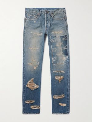 Monkey CISCO Speakeasy Slim-Fit Distressed Denim Jeans Monkey CISCO Speakeasy Slim-Fit Distressed Denim Jeans
