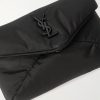 Cassandre Logo-Appliquéd Leather-Trimmed Quilted Padded Nylon Pouch - CU