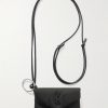 Cassandre Logo-Appliquéd Leather-Trimmed Quilted Padded Nylon Pouch