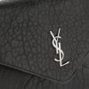 Cassandre Logo-Appliquéd Textured-Leather Pouch - CU
