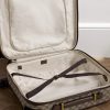 Savoy Leather-Trimmed Printed Coated-Canvas Suitcase - E2 Savoy Leather-Trimmed Printed Coated-Canvas Suitcase - E2