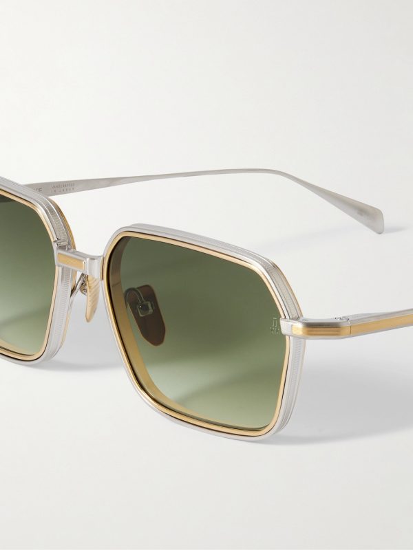 Admiral Rectangular-Frame Titanium Sunglasses - CU Admiral Rectangular-Frame Titanium Sunglasses - CU