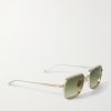 Admiral Rectangular-Frame Titanium Sunglasses - FR Admiral Rectangular-Frame Titanium Sunglasses - FR