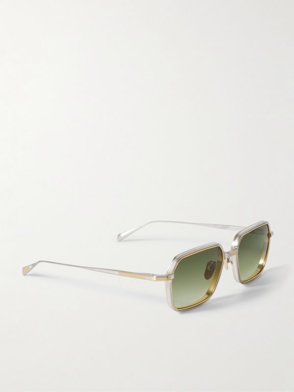 Admiral Rectangular-Frame Titanium Sunglasses - FR Admiral Rectangular-Frame Titanium Sunglasses - FR