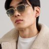 Admiral Rectangular-Frame Titanium Sunglasses - OU Admiral Rectangular-Frame Titanium Sunglasses - OU