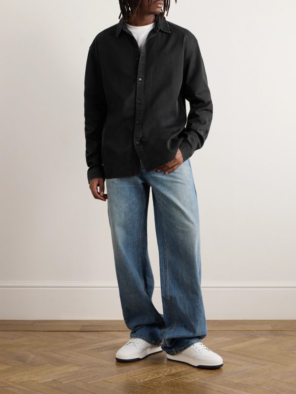 Cotton and Lyocell-Blend Denim Shirt - OU