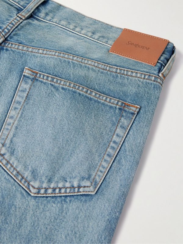 Straight-Leg Distressed Jeans - CU Straight-Leg Distressed Jeans - CU