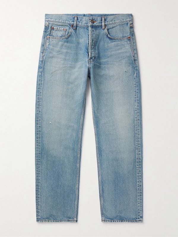 Straight-Leg Distressed Jeans Straight-Leg Distressed Jeans