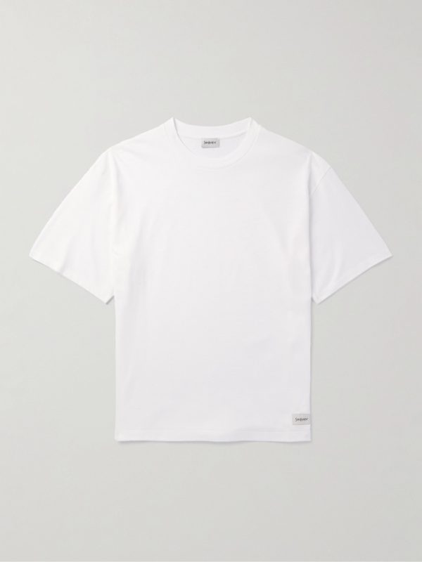 Logo-Appliquéd Cotton and Modal-Blend Jersey T-Shirt