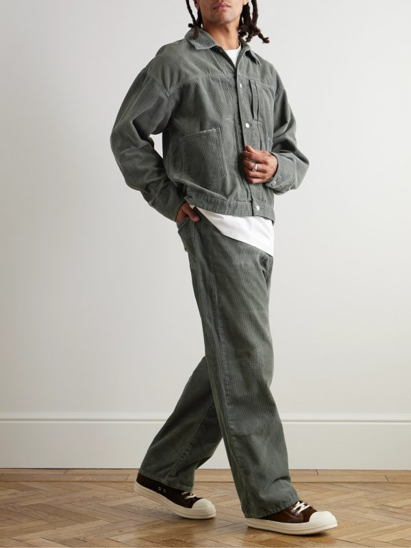 Savage Cotton-Corduroy Trucker Jacket - OU Savage Cotton-Corduroy Trucker Jacket - OU
