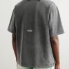 Extorr Logo-Appliquéd Garment-Dyed Cotton-Jersey T-Shirt - BK