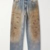 Straight-Leg Distressed Jeans Straight-Leg Distressed Jeans