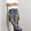 Straight-Leg Distressed Jeans - OU Straight-Leg Distressed Jeans - OU