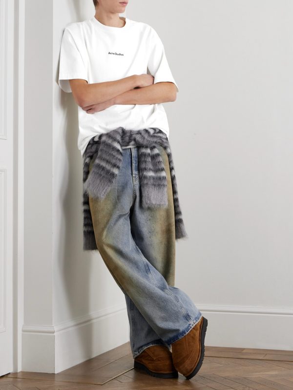 Straight-Leg Distressed Jeans - OU Straight-Leg Distressed Jeans - OU