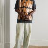 Wide-Leg Distressed Jeans - OU Wide-Leg Distressed Jeans - OU