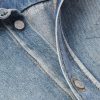 Paint-Splattered Organic Denim Shirt - CU