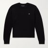 Logo-Appliquéd Cotton Sweater