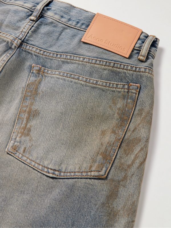 Straight-Leg Distressed Jeans - CU Straight-Leg Distressed Jeans - CU