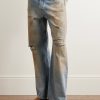 Straight-Leg Distressed Jeans - FR Straight-Leg Distressed Jeans - FR