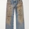 Straight-Leg Distressed Jeans Straight-Leg Distressed Jeans