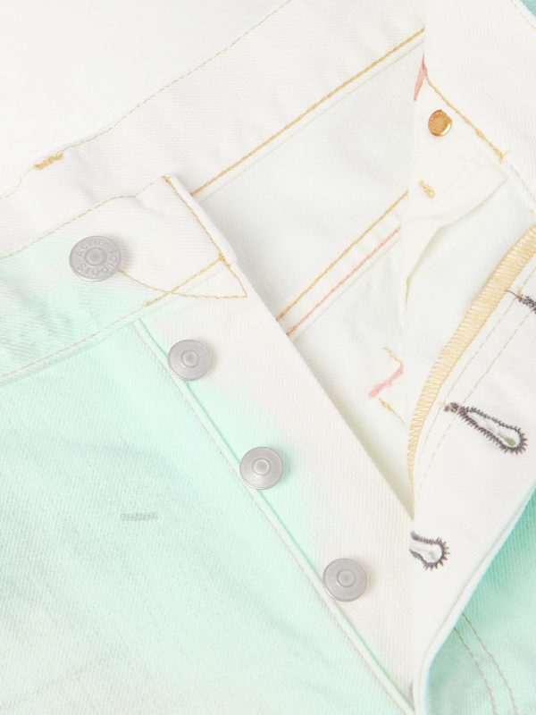 Traffic Straight-Leg Distressed Jeans - E1 Traffic Straight-Leg Distressed Jeans - E1