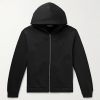 Fupiter Logo-Appliquéd Cotton-Jersey Zip-Up Hoodie
