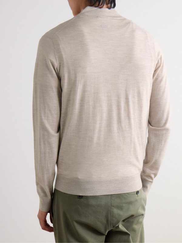 Excursionist Flex Merino Wool-Blend Half-Zip Sweater - BK Excursionist Flex Merino Wool-Blend Half-Zip Sweater - BK
