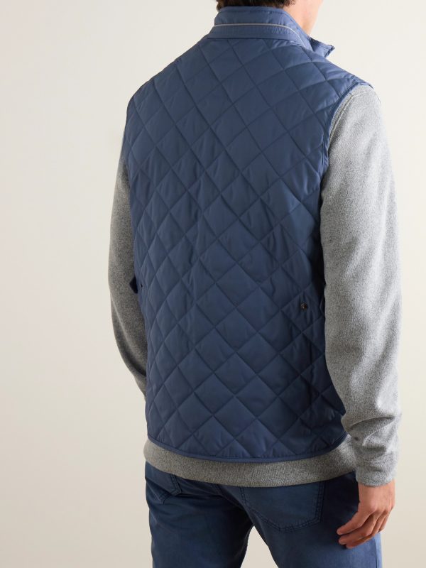 Essex Quilted Recycled-Shell Gilet - BK Essex Quilted Recycled-Shell Gilet - BK
