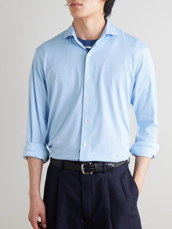 Midlands Printed Cotton-Blend Shirt - FR Midlands Printed Cotton-Blend Shirt - FR