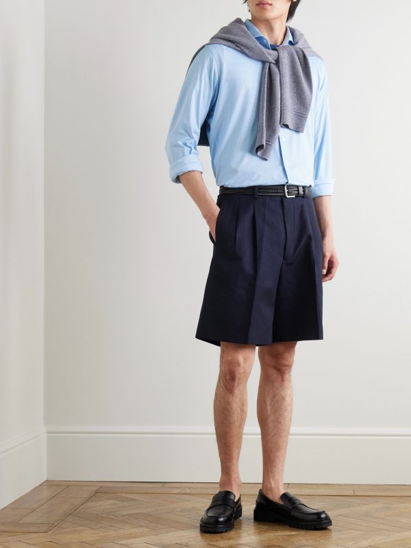 Midlands Printed Cotton-Blend Shirt - OU Midlands Printed Cotton-Blend Shirt - OU