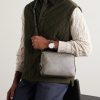 Cross-Grain Leather Messenger Bag - OU Cross-Grain Leather Messenger Bag - OU