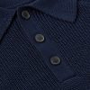 Ribbed Organic Mercerised Cotton Polo Shirt - CU