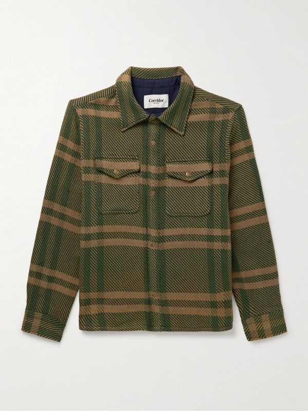 Checked Cotton-Twill Jacket Checked Cotton-Twill Jacket