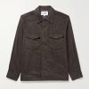 Brushed Wool-Blend Overshirt