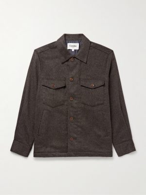 Brushed Wool-Blend Overshirt Brushed Wool-Blend Overshirt