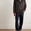 Brushed Wool-Blend Overshirt - OU