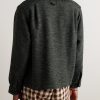 Jacquard-Knit Cotton-Blend Overshirt - BK Jacquard-Knit Cotton-Blend Overshirt - BK
