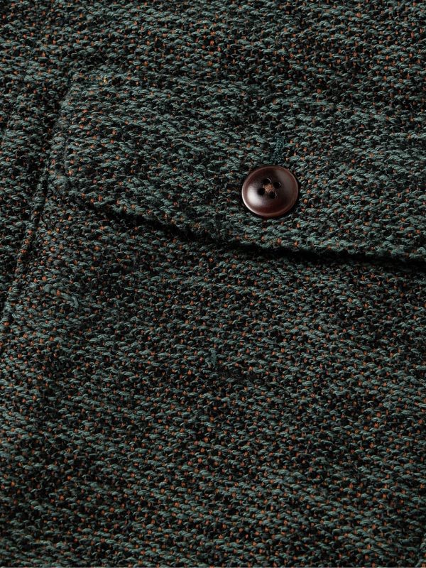 Jacquard-Knit Cotton-Blend Overshirt - E1 Jacquard-Knit Cotton-Blend Overshirt - E1