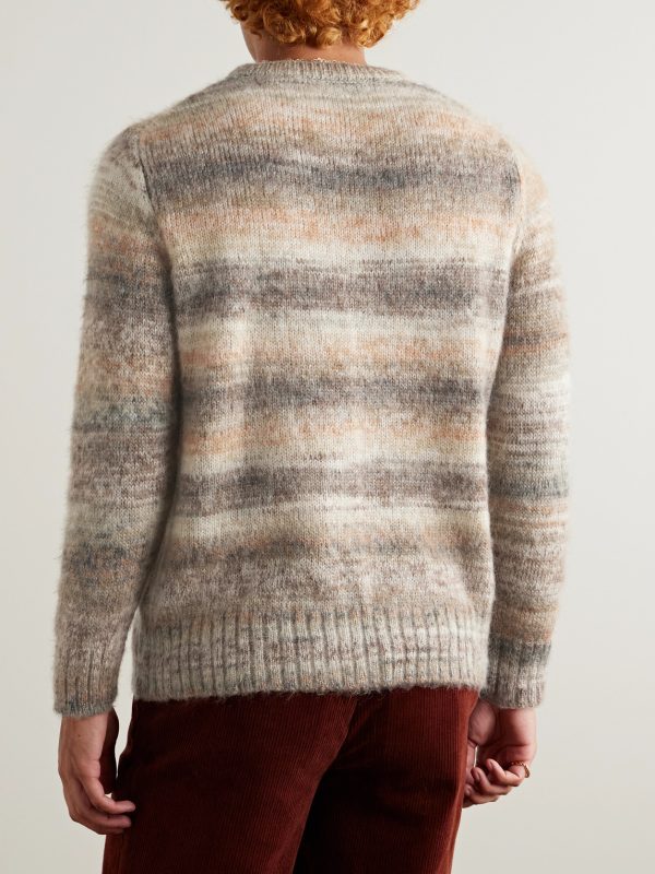 Space-Dyed Knitted Sweater - BK