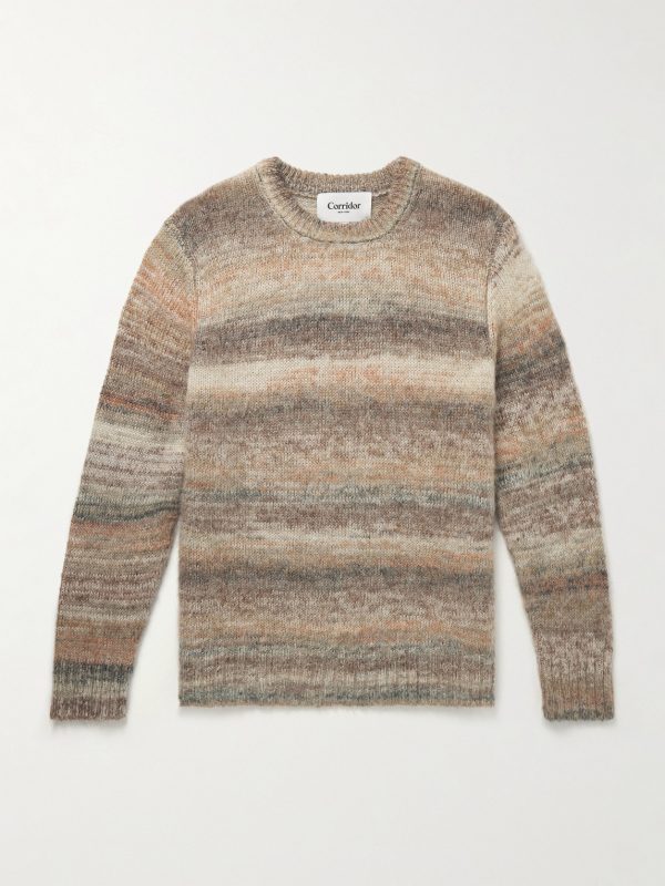 Space-Dyed Knitted Sweater