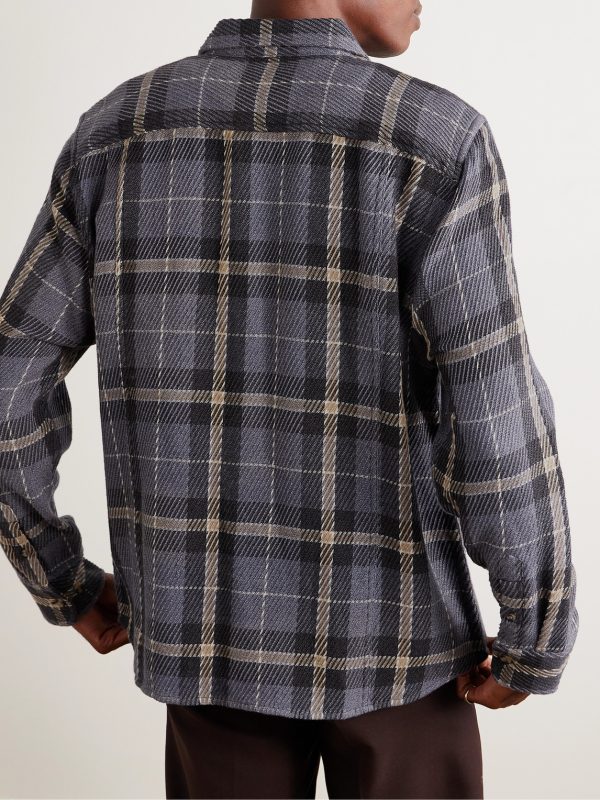 Big Twill Checked Cotton-Twill Shirt - BK Big Twill Checked Cotton-Twill Shirt - BK