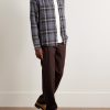 Big Twill Checked Cotton-Twill Shirt - OU Big Twill Checked Cotton-Twill Shirt - OU