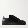 Louis Junior Spikes Cap-Toe Leather Sneakers